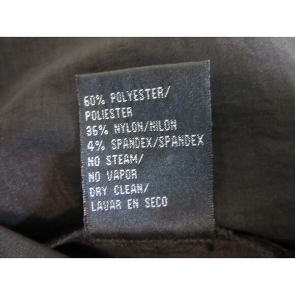 S. L. FASHIONS Black Sleeveless 4 Ruffles Knee Length Dinner Dress BR24 - Picture 5 of 5